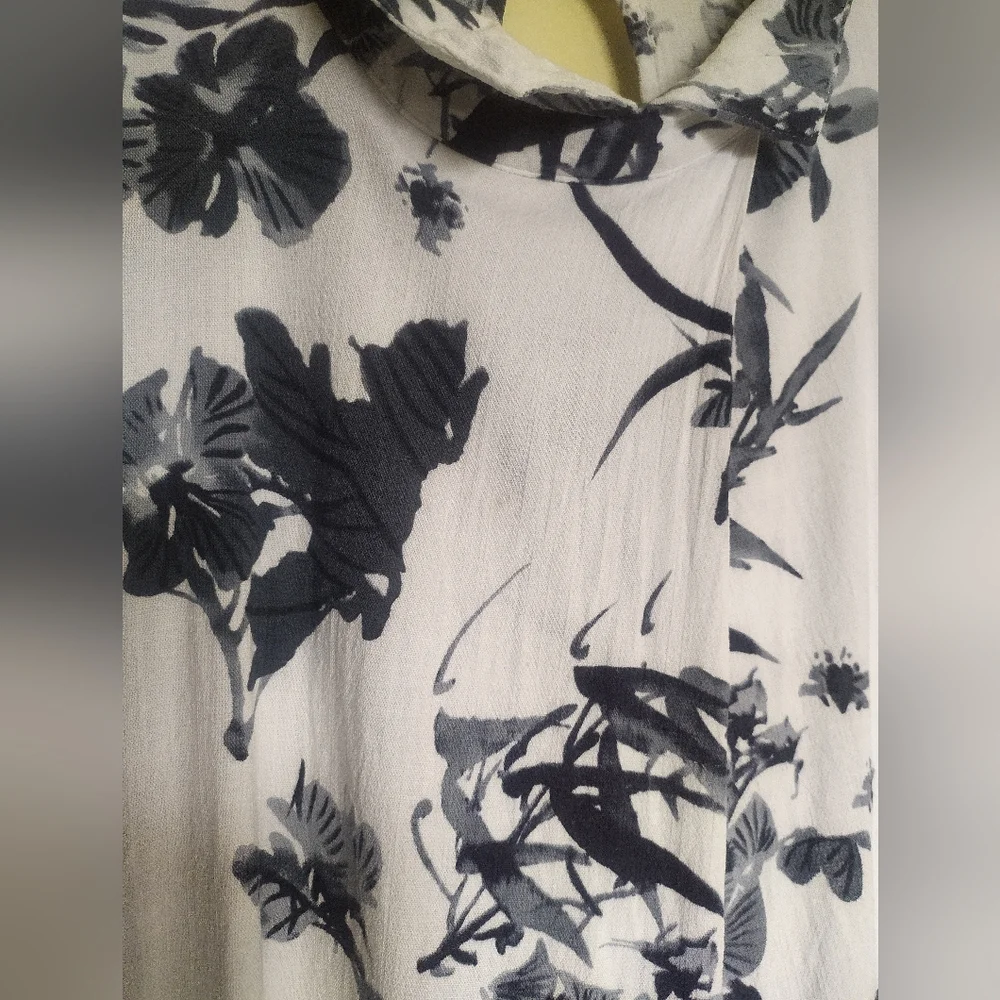 White printed dress / tunic - Picture 6 of 10